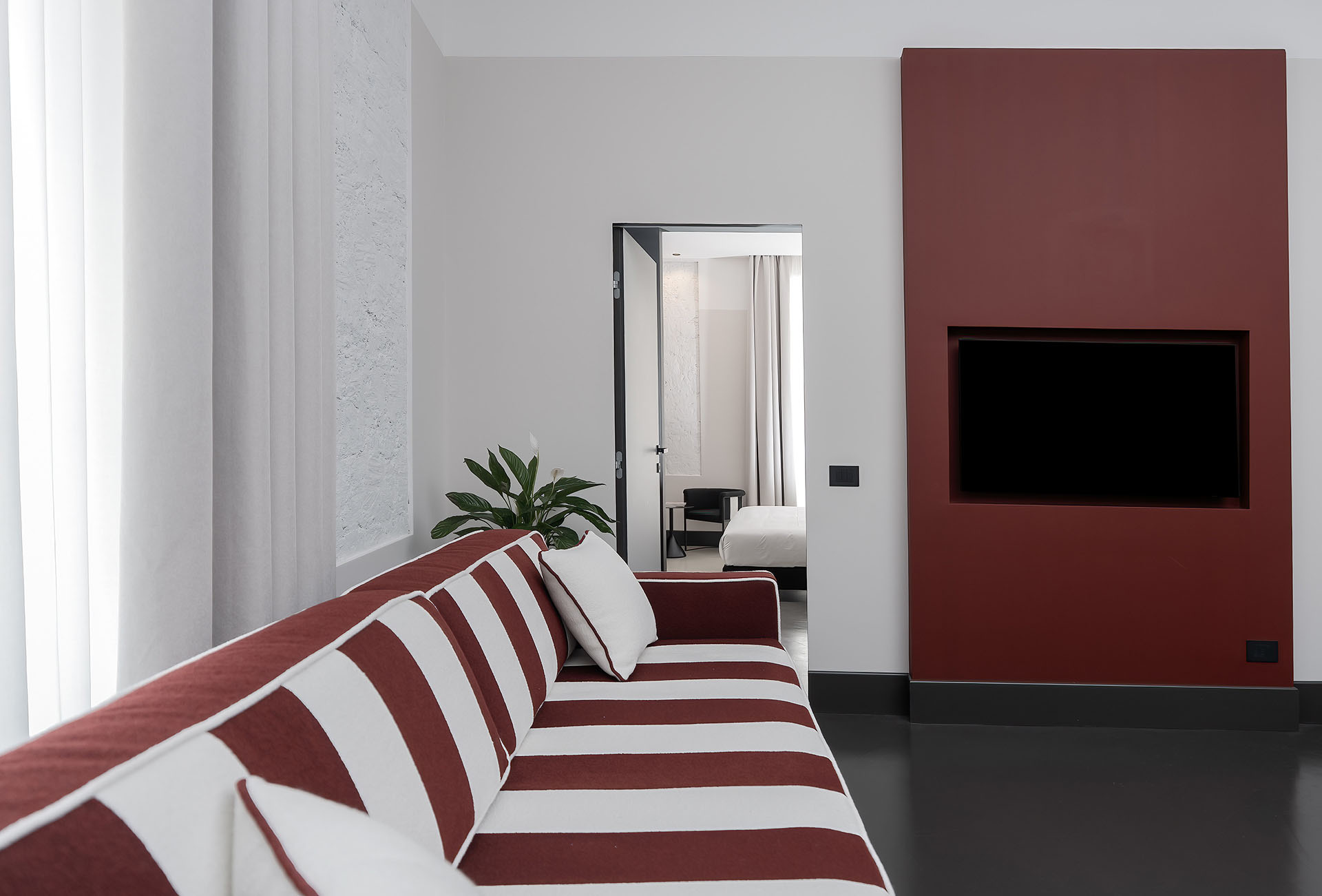 suite queen idromassaggio divano